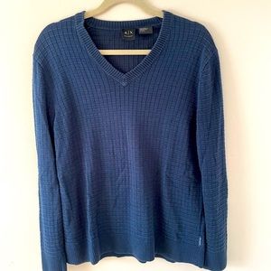 Armani Exchange Blue Sweater - Perfect - XL